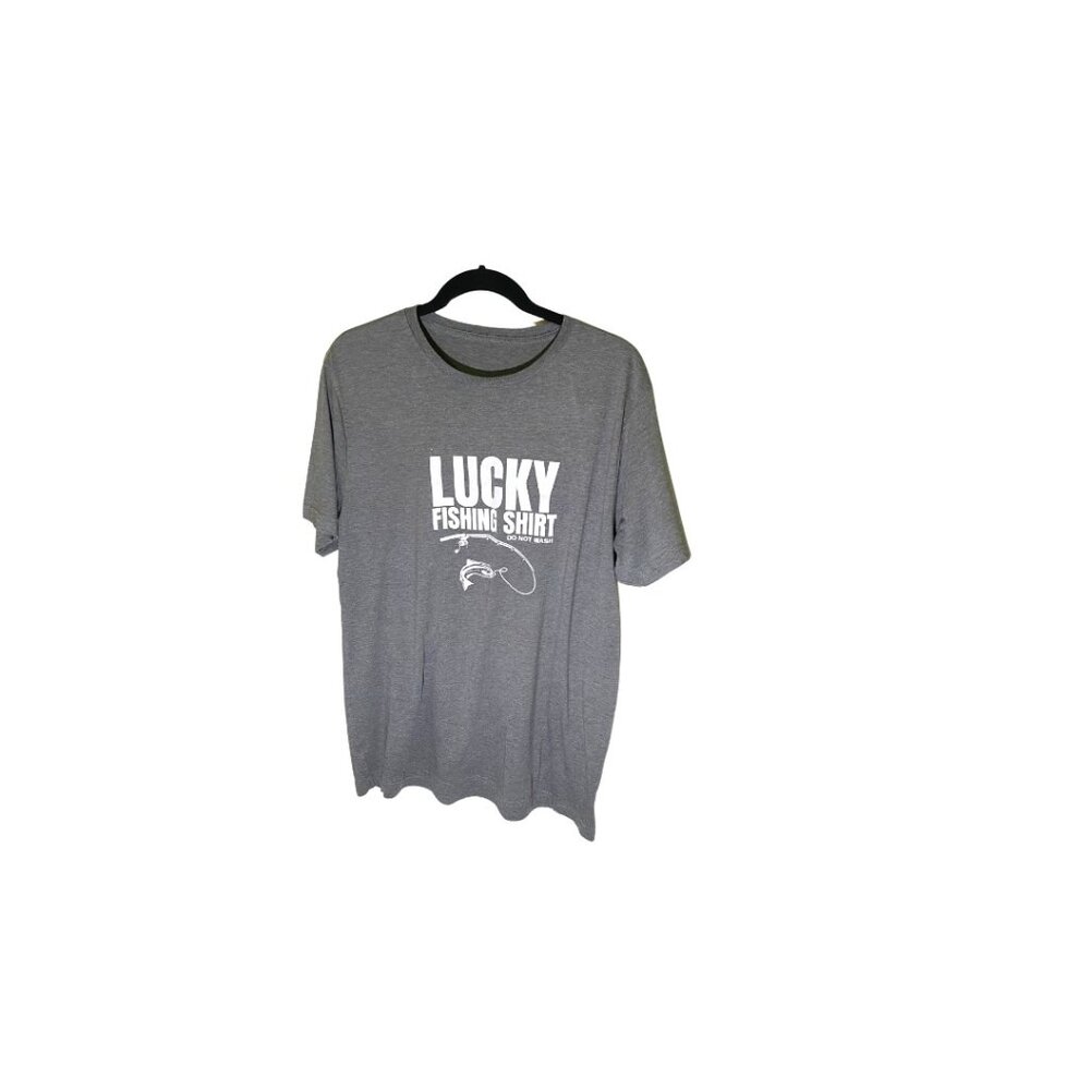Lucky Fishing T Shirt Mens
